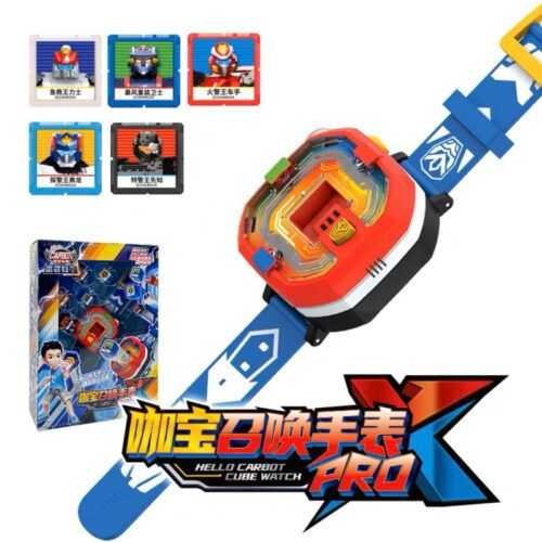 正版 hello carbot手錶 衝鋒戰士 手錶 PRO 咖寶車神重裝归來魔方手錶 變形器召喚器玩具 兒童玩具 兒童生日禮物：圖片 7