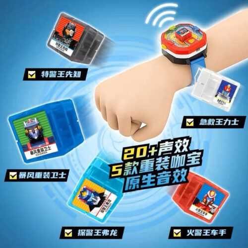 正版 hello carbot手錶 衝鋒戰士 手錶 PRO 咖寶車神重裝归來魔方手錶 變形器召喚器玩具 兒童玩具 兒童生日禮物：圖片 3