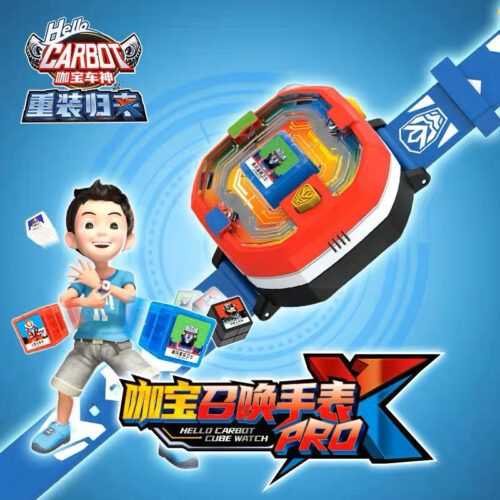 正版 hello carbot手錶 衝鋒戰士 手錶 PRO 咖寶車神重裝归來魔方手錶 變形器召喚器玩具 兒童玩具 兒童生日禮物：圖片 5