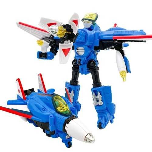 正版 hello carbot 衝鋒戰士 特工艾特/噴射天翼/巡弋艾克/疾速旋風 變形機器人 兒童玩具 兒童生日禮物：圖片 5