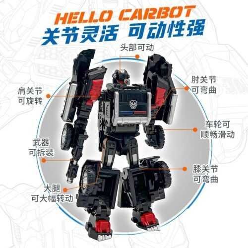 正版 hello carbot 衝鋒戰士 特警飛天X 特警王先知 變形機器人 兒童玩具 兒童生日禮物 變形玩具車：圖片 4