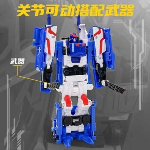 正版 hello carbot 衝鋒戰士 紳士傑克 極克神探 兒童玩具 變形機器人 兒童玩具車 兒童生日禮物 合體機器人：圖片 6