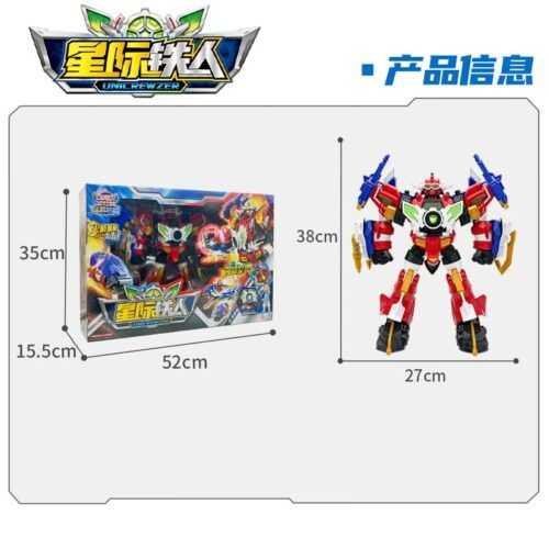 正版 hello carbot 衝鋒戰士拓荒者庫克 星際鐵人 變形機器人 兒童玩具 兒童生日禮物 變形玩具車 合體機器人：圖片 8