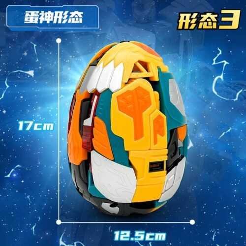 正版 hello carbot 衝鋒戰士 雷翼龍王 變形機器人 變形恐龍玩具 兒童玩具 兒童生日禮物 變身合體機器人：圖片 4