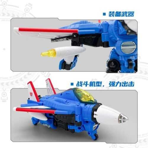 正版 hello carbot 衝鋒戰士 噴射天翼 裂空飛天 變形機器人 變形玩具車 兒童玩具 兒童生日禮物 飛機玩具：圖片 6