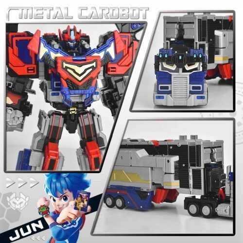 Metal cardbot 玄鐵戰神 炫卡鬥士2 合金卡片機器人 卡牌戰士 變形機器人 兒童變形汽車 兒童玩具 生日禮物：圖片 4