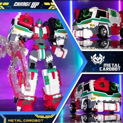 Metal cardbot 急救衛士 卡牌戰士 合金卡片機器人 炫卡鬥士 變形機器人 兒童變形汽車 兒童玩具 生日禮物：圖片 4