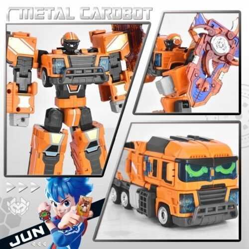 Metal cardbot 巨力風暴 合金卡片機器人 炫卡鬥士 變形機器人 兒童變形汽車 兒童玩具 生日禮物：圖片 3
