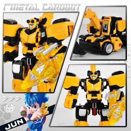 Metal cardbot 鐵臂爵士炫卡鬥士2 合金卡片機器人 炫卡鬥士 變形機器人 兒童變形汽車 兒童玩具 生日禮物：圖片 3