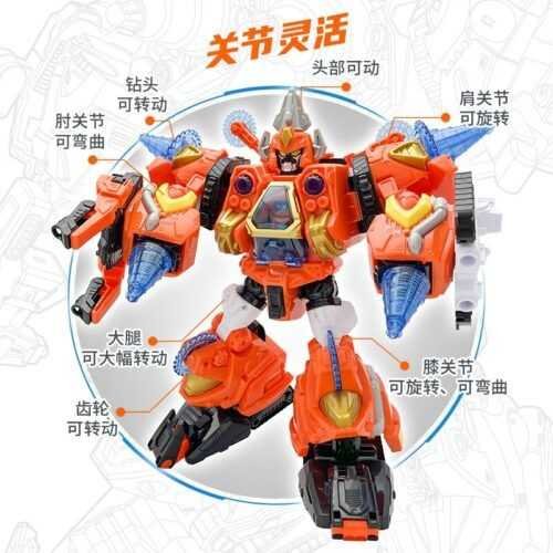 正版 hello carbot 衝鋒戰士 神力鐵人 變形機器人 兒童玩具 兒童生日禮物 變形玩具車：圖片 6