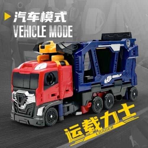 正版 hello carbot 衝鋒戰士 公爵洛德 運載力士 變形機器人 兒童玩具 兒童生日禮物 合體機器人 兒童玩具車：圖片 4