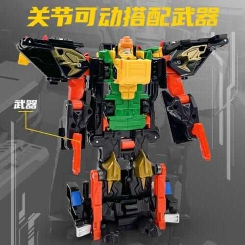 正版 hello carbot 衝鋒戰士 太陽之子 晴空舞者 變形機器人 兒童玩具 合體機器人 兒童生日禮物 兒童玩具：圖片 6