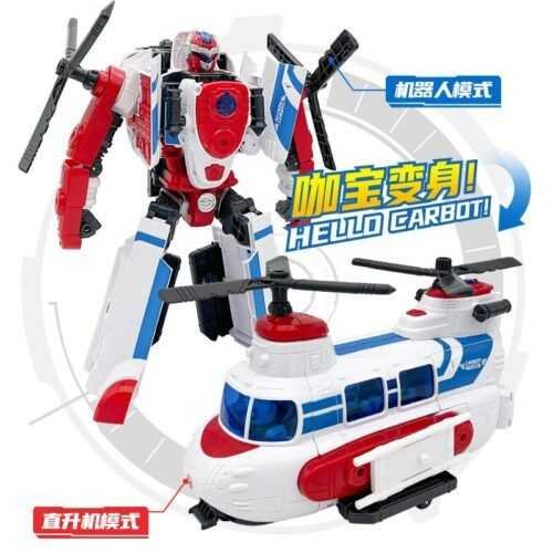 正版 hello carbot 衝鋒戰士 巡弋艾克 營救大師 兒童玩具 變形機器人 變形玩具車 兒童生日禮物 合體機器人：圖片 3