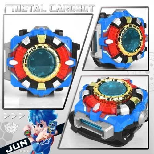 Metal cardbot 炫卡召喚器 卡牌戰士 合金卡片機器人 炫卡鬥士 變形機器人 兒童變形汽車 兒童玩具 生日禮物：圖片 3