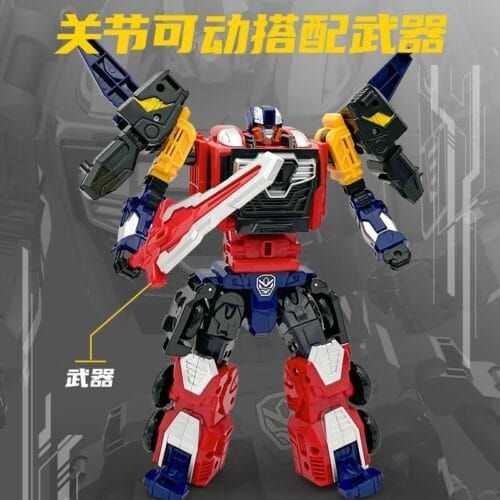 正版 hello carbot 衝鋒戰士 公爵洛德 運載力士 變形機器人 兒童玩具 兒童生日禮物 合體機器人 兒童玩具車：圖片 5