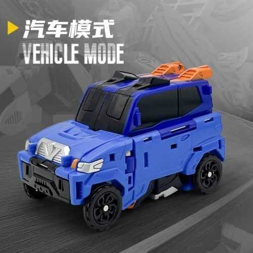 正版 hello carbot 衝鋒戰士 神威秒將 變形汽車玩具 變形機器人 兒童玩具 生日禮物 變形玩具車 合體機器人：圖片 4