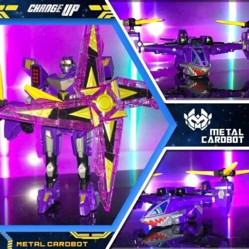Metal cardbot 暗影特工 卡牌戰士 合金卡片機器人 炫卡鬥士 變形機器人 兒童變形汽車 兒童玩具 生日禮物：圖片 4