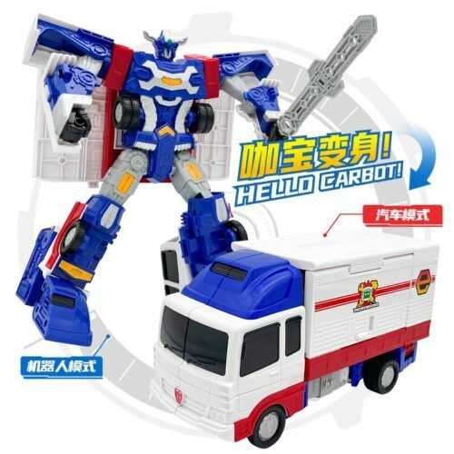 正版 hello carbot 衝鋒戰士 特工艾特 工程大師 變形機器人 兒童玩具 兒童生日禮物 變形玩具車 合體機器人：圖片 3