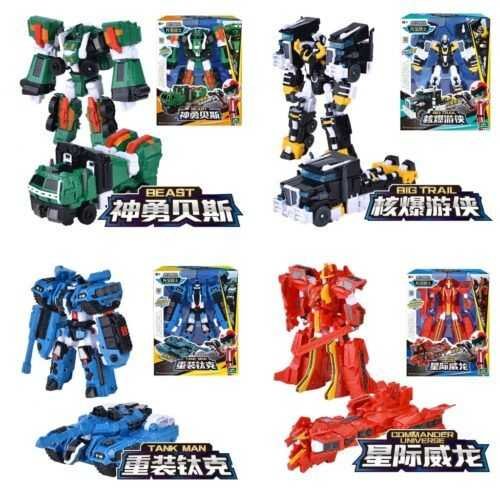 韓國正版 TOBOT GD 機器戰士 宇宙奇兵 銀河戰士 變形機器人 兒童玩具 生日禮物 變形玩具車至尊戰神/野獸/蠻牛：圖片 6