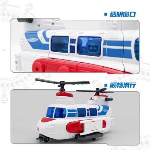 正版 hello carbot 衝鋒戰士 巡弋艾克 營救大師 兒童玩具 變形機器人 變形玩具車 兒童生日禮物 合體機器人：圖片 6