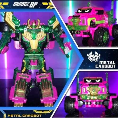 Metal cardbot 暴烈重卡 卡牌戰士 合金卡片機器人 炫卡鬥士 變形機器人 兒童變形汽車 兒童玩具 生日禮物：圖片 4