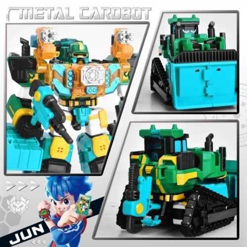 Metal cardbot 重力金剛 卡牌戰士 合金卡片機器人 炫卡鬥士 變形機器人 兒童變形汽車 兒童玩具 生日禮物：圖片 3