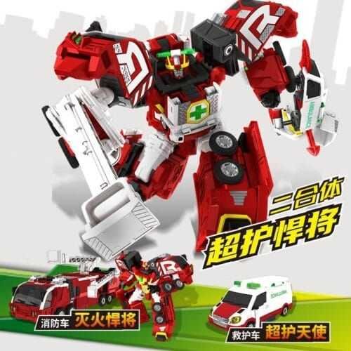 正版 hello carbot 衝鋒戰士 重裝悍將培恩 無敵超護巨人 變形機器人 兒童玩具 兒童生日禮物 變形玩具車：圖片 4