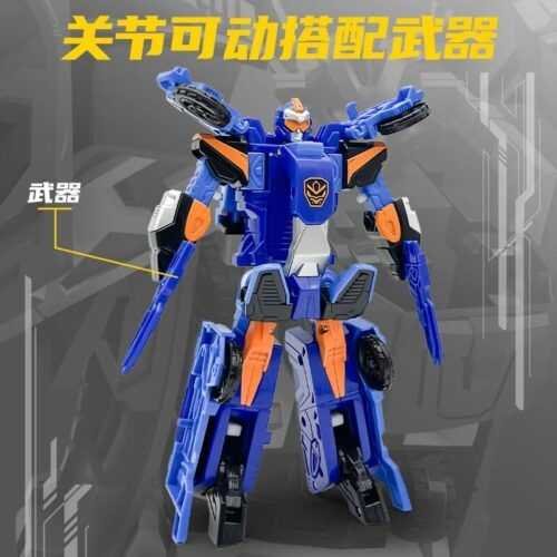 正版 hello carbot 衝鋒戰士 神威秒將 變形汽車玩具 變形機器人 兒童玩具 生日禮物 變形玩具車 合體機器人：圖片 5