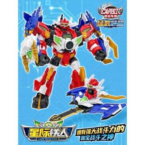 正版 hello carbot 衝鋒戰士 拯救聯盟變形系列 變形機器人 汽車機器人玩具 兒童玩具 生日禮物 兒童變形汽車：圖片 4