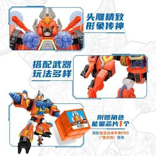 正版 hello carbot 衝鋒戰士 神力鐵人 變形機器人 兒童玩具 兒童生日禮物 變形玩具車：圖片 7