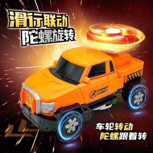 正版 hello carbot 衝鋒戰士 旋風史賓 螺旋使者 變形機器人 兒童玩具 兒童生日禮物 變形玩具車 合體機器人：圖片 3