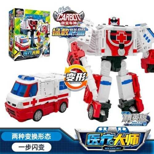 正版 hello carbot 衝鋒戰士MINI精英版 變形機器人 兒童玩具 變形玩具車 兒童生日禮物 火神費恩：圖片 10