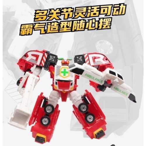 正版 hello carbot 衝鋒戰士 進化達爾 DYRE EX 變形機器人 超護悍將 兒童玩具生日禮物 兒童玩具車：圖片 8