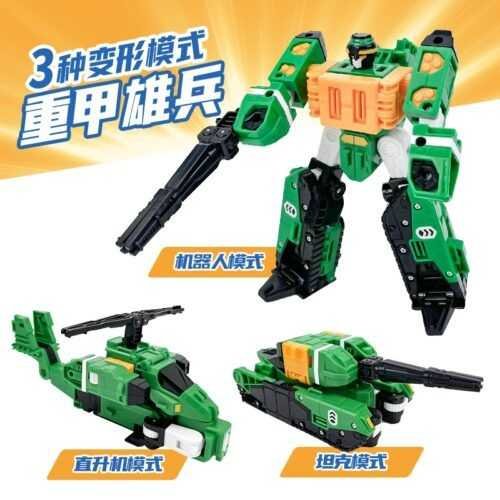 正版 hello carbot 衝鋒戰士 超裝甲戴世/鋒刃戴世/爆彈裝甲 兒童玩具 變形機器人 兒童生日禮物 變形玩具車：圖片 4