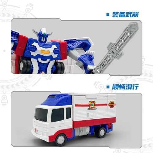 正版 hello carbot 衝鋒戰士 特工艾特 工程大師 變形機器人 兒童玩具 兒童生日禮物 變形玩具車 合體機器人：圖片 6