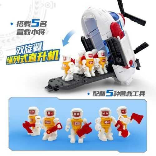 正版 hello carbot 衝鋒戰士 巡弋艾克 營救大師 兒童玩具 變形機器人 變形玩具車 兒童生日禮物 合體機器人：圖片 4