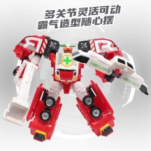 正版 hello carbot 衝鋒戰士 進化達爾 DYRE EX 變形機器人 超護悍將 兒童玩具生日禮物 兒童玩具車：圖片 5