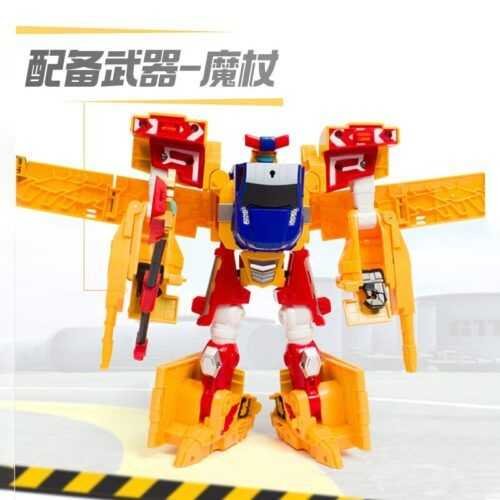 正版 hello carbot 衝鋒戰士 超悍將培恩 PATRON S 雙騎衛士 變形機器人 兒童玩具 兒童生日禮物：圖片 5