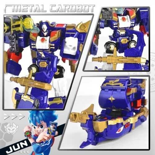 Metal cardbot 深海天錨卡牌戰士 合金卡片機器人 炫卡鬥士 變形機器人 兒童變形汽車 兒童玩具 生日禮物：圖片 3