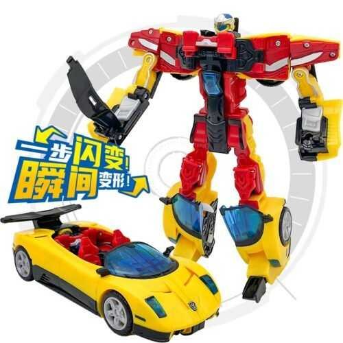 正版 hello carbot 衝鋒戰士 疾速旋風 超跑颶星 兒童玩具 變形機器人 變形玩具車 兒童生日禮物 兒童玩具車：圖片 4