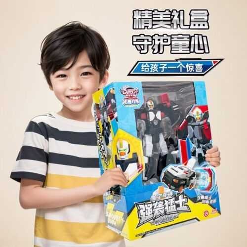 正版 hello carbot 衝鋒戰士 SupportyBoom 強襲猛士 變形機器人 兒童玩具 變形玩具車 生日禮物：圖片 8
