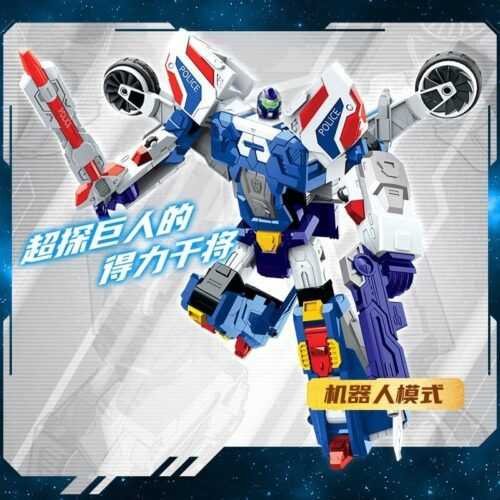 正版 hello carbot 衝鋒戰士 Drocop 烈陽飛天 變形機器人 兒童玩具 變形玩具車 兒童生日禮物 機器人：圖片 6