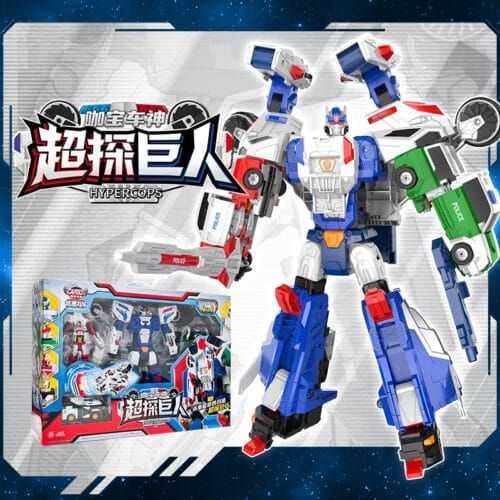正版 hello carbot 衝鋒戰士 超探巨人 變形機器人 兒童玩具 變形玩具車 兒童生日禮物 變形合體機器人 玩具：圖片 8