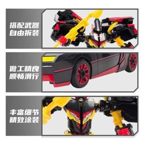 正版 hello carbot 衝鋒戰士 音速杰銳 JETREN 音速傑銳 變形機器人 兒童玩具 兒童生日禮物 玩具車：圖片 3