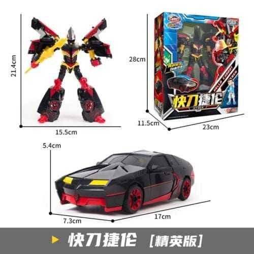 正版 hello carbot 衝鋒戰士 音速杰銳 JETREN 音速傑銳 變形機器人 兒童玩具 兒童生日禮物 玩具車：圖片 9