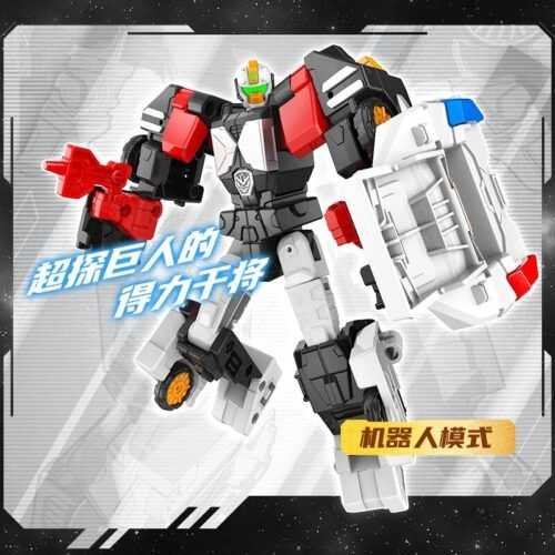 正版 hello carbot 衝鋒戰士 SupportyBoom 強襲猛士 變形機器人 兒童玩具 變形玩具車 生日禮物：圖片 5