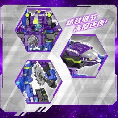 正版 hello carbot 衝鋒戰士 Drillburst 鑽地勇者 變形機器人 兒童玩具 變形玩具車 兒童生日禮物：圖片 6
