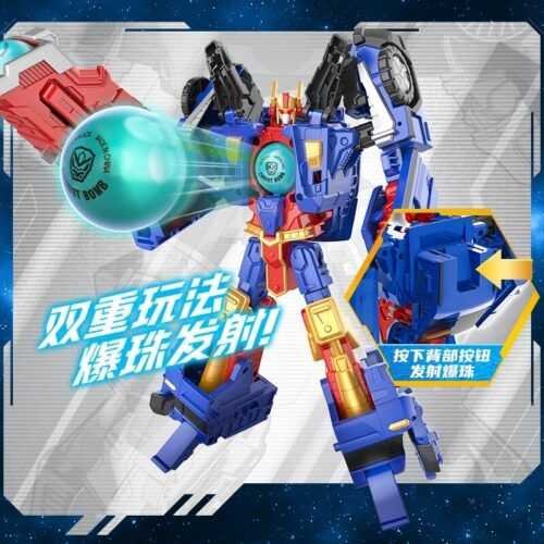 正版 hello carbot 衝鋒戰士 Power Bumba 爆射新星 變形機器人 兒童玩具 兒童生日禮物 玩具車：圖片 3