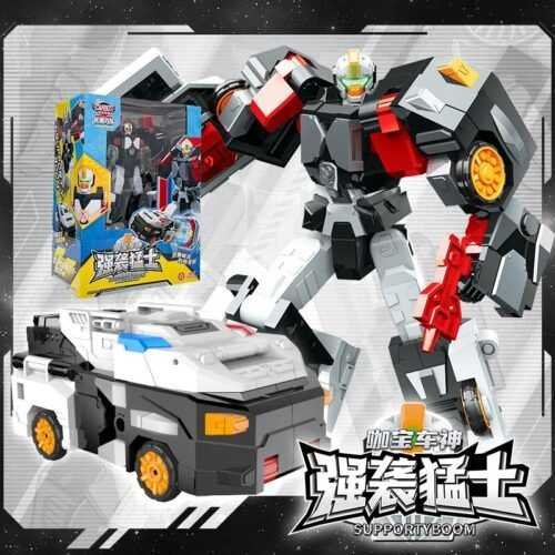 正版 hello carbot 衝鋒戰士 SupportyBoom 強襲猛士 變形機器人 兒童玩具 變形玩具車 生日禮物：圖片 9