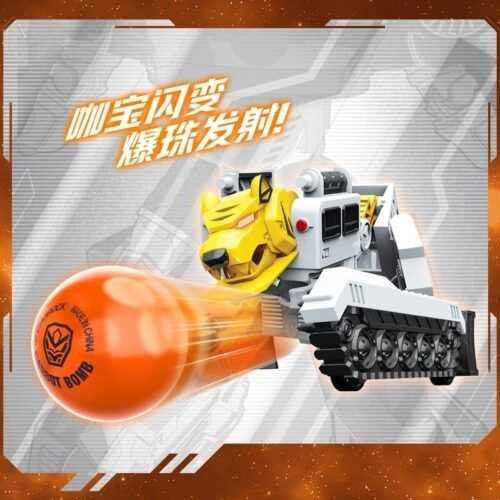 正版 hello carbot 衝鋒戰士 Dozer Bomb Bomb 冰暴銀虎 變形機器人 兒童玩具 生日禮物 玩具：圖片 6
